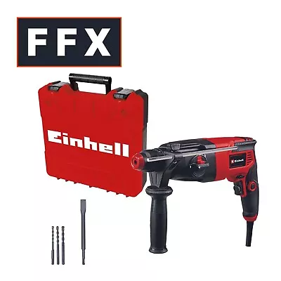 View Details Einhell 240V SDS Plus Rotary Hammer Drill Kit 4 X SDS Bits And Case L TC-RH6204F • 46.95£