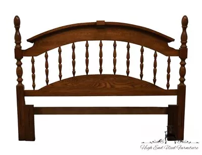 KINCAID FURNITURE Solid Oak Early American Queen Size Headboard 27-138 • $549.99