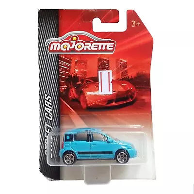 Majorette Fiat Panda 4x4 Blue Street Diecast Car 1:55 286B - 2015 RARE • $9.95