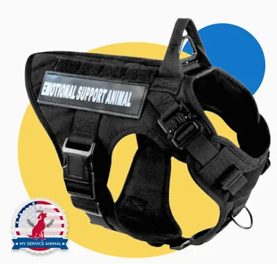 Emotional Support Animal Tactical Harness | K9 Military Premium Quality ESA Vest • $59