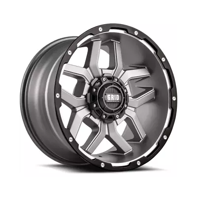 Grid Wheels GD0718090237A1506 18x9 In. Size 6x135; 6x139.7 Bolt Pattern Each • $310.71