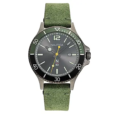 Nautica Men's Watch N-83 Accra Beach Green NAPABF919 • £47.99