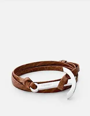 Modern Anchor On Leather Bracelet By Miansai | 100% Genuine | Free US Shipping! • $69.95