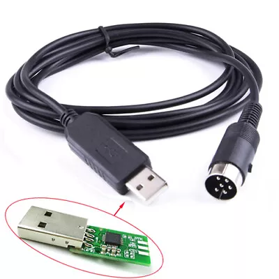 USB CAT Interface Control Programming Cable For Kenwood TS-50 440 450 690 850S • $51.36