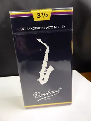 Vandoren Alto Saxophone Reeds 10 Pk 3.5  • $18