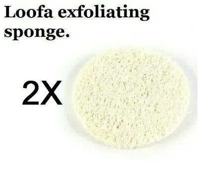 LOOFAH Face Pads Exfoliating Skin Cleansing Sponges Face Deep Clean Remover  • £3.11