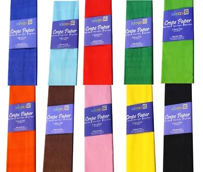 £2.95 • Buy Crepe Paper Fold Food Safe Colourfast Acid Free Gifts Packaging Crafts 50cm X 3M