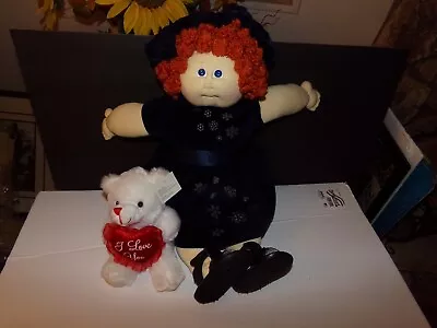 Xavier Roberts SOFT SCULPTURED CABBAGE PATCH KID GIRL  1984 Red Perm • $47.99