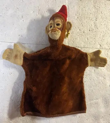 Vintage Character Norwalk Connecticut Plush Monkey Puppet • $14.99