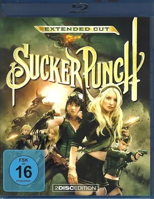 SUCKER PUNCH - Action Der Superlative - EXTENDED CUT - 2 Disc Blu Ray -neuwertig • £8.59