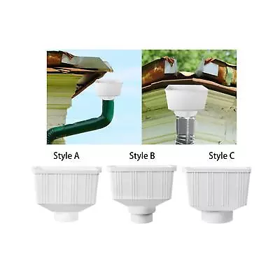 Rain Barrel Diverter Rain Downspout Connector Rainwater Diverter Connector • £10.46