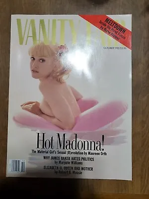 Vanity Fair Magazine (October 1992) Hot Madonna! Steven Meisel Photos • $11