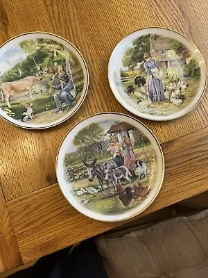 The Majestic Collection Plates - Life On The Farm X 3 • £7