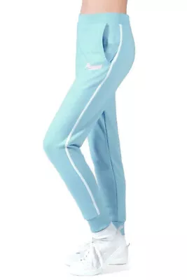 £25 • Buy PINEAPPLE Dancewear Girls Dance Stripe Pocket Joggers Sweat Pants Blue