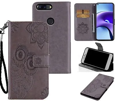 $6.95 • Buy Oneplus 5T Embossed Pu Leather Wallet Case Owl