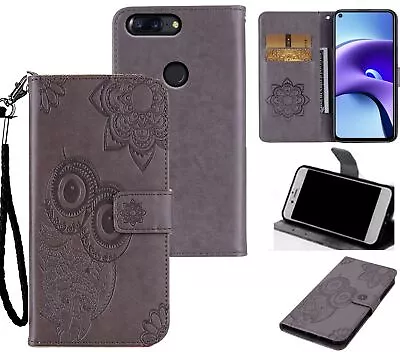 $6.95 • Buy Oneplus 5T Embossed Pu Leather Wallet Case Owl