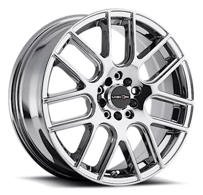 16  Vision Street 426H Cross Chrome Wheel 16x7 4x100 Rim 38mm • $233