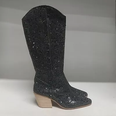 Matisse Nashville Western Boot Black Womens Size 6M (READ DESCRIP) • $41.99