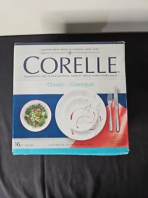 Vtg Corelle Classic Splendor  16pc Dinnerware Set OPEN BOX • $53.99