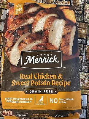 Merrick Dry Dog Food Real Chicken And Sweet Potatoes 22 Lb • $40