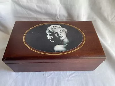 Marilyn Monroe Jewlery Trinket Keepsake Wood Box • $13.99