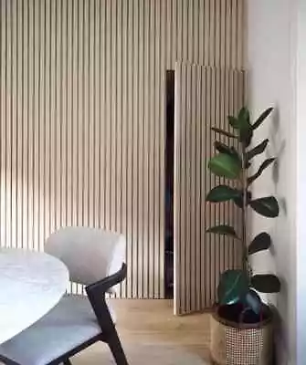 Slat MDF Decorative Paneling Wall Panelling 3D Paintable Wood Wall Panels • £149