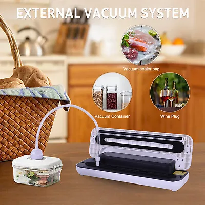 $38.69 • Buy Commercial Vacuum Sealer Machine Seal A Meal Food Saver System With Free Bags