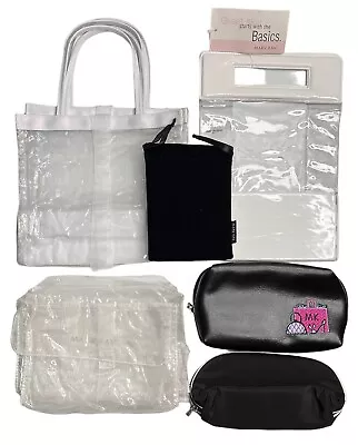 11 Mary Kay Black Makeup Bags Purse String Clear Miracle Transparent New Lot • $9.96