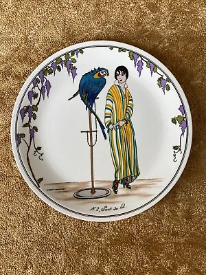 Villeroy & Boch DESIGN 1900 No. 2 Art Nouveau Fashion Gerda Wegener SALAD PLATE • $24.99