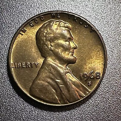 1968 S Lincoln Memorial Cent ERROR - Machine Doubling - Penny Reverse! • $1.99