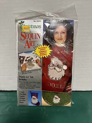 Sequin Art Kit  Santa Claus For Sweatshirts Tee Shirts  & More NIP • $9.99