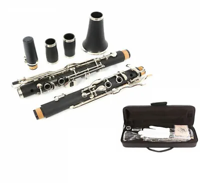 Advance Clarinet G Key Clarinet Ebonite Wood Nickel Plated Keys With Case Parts • $153.78