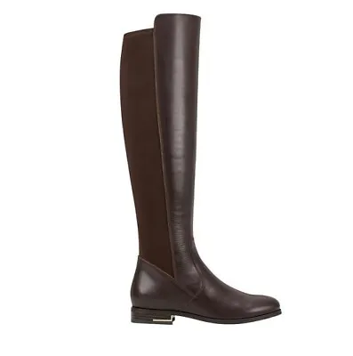 Nine West Women's Shoes Levi-WC Leather Closed Toe Knee High Fashion Boots 9.5M • $89.99