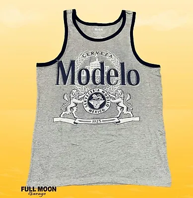 New Modelo Beer Classic Men's Vintage Tank Top T-Shirt • $19.95