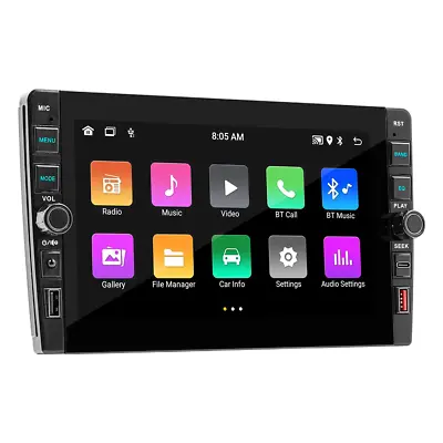 Double Din Car Radio Stereo MP5 Player Bluetooth USB WiFi GPS Nav Android Auto • $180.41