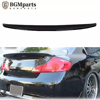 Glossy Black JDM Style Rear Trunk Spolier For 2007-15 INFINITI G35 G25 G37 Sedan • $33.99