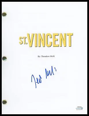 Theodore Melfi  St. Vincent  Director AUTOGRAPH Signed Script Screenplay ACOA • $125