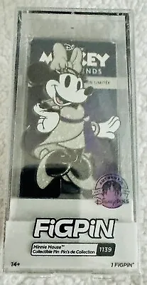 FiGPiN Disney Parks Exclusive 100 Minnie Mouse Platinum 2023 LR Pin • $14