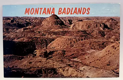 Montana Badlands Rock Formations Montana MT Vintage Postcard • $3.65