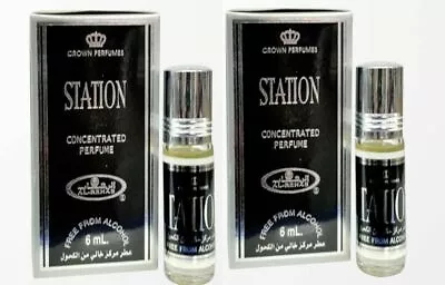$9.50 • Buy Station By Al Rehab Fresh Citrus Musk Perfume Oil 6ml Roll On (PACK OF 2)