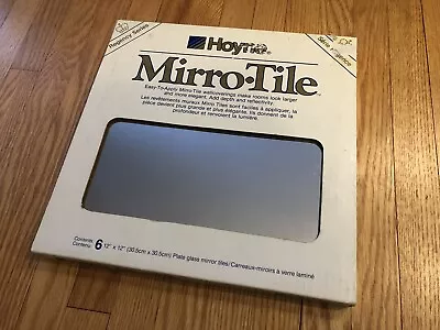 6 Vintage 12  X 12  Hoyne Mirror Tile Mirro-Tiles New In Box • $39.99