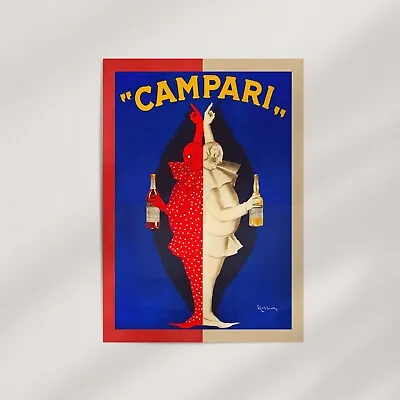 Campari Duo By Leonetto Cappiello (1921) Premium Wall Art Poster Print • $114.95