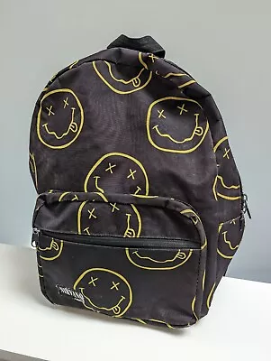 Genuine Smiley Face Nirvana Backpack 2015 • $20