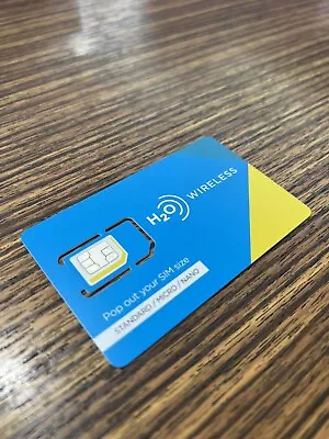 For H2O Wireless Sim/$30 Plan(see Detail) • $30