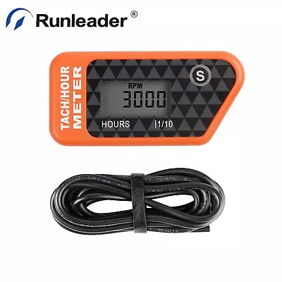 Digital Tachometer Resettable Partial Timer Accumulating TOT For Lawn Mower • $17.82