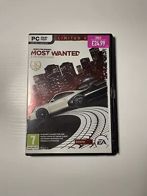 Need For Speed Most Wanted / PC GAME ROM DVD • £9.99