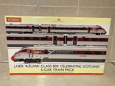 Hornby R3827 LNER Class 800 Hitachi IEP Azuma 'Celebrating Scotland' Train Pack • £340