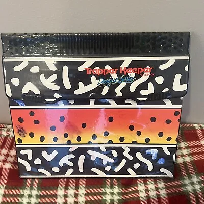 Vintage 1989 Mead Trapper Keeper Designer Series 3 Ring Binder • $24.99