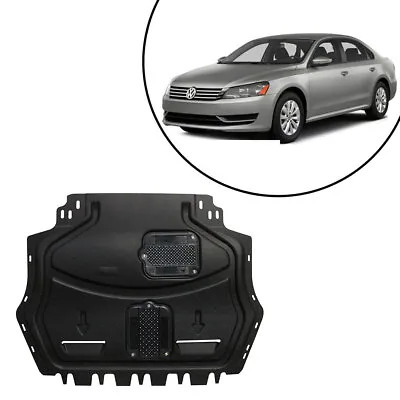 For VW Passat 2011-2018 Front Engine Splash Shield Under Cover Black 1pcs • $88.66