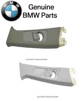 For BMW E46 323i Light Gray Pair Set Of Left & Right B Pillar Trim Panel Genuine • $355.75